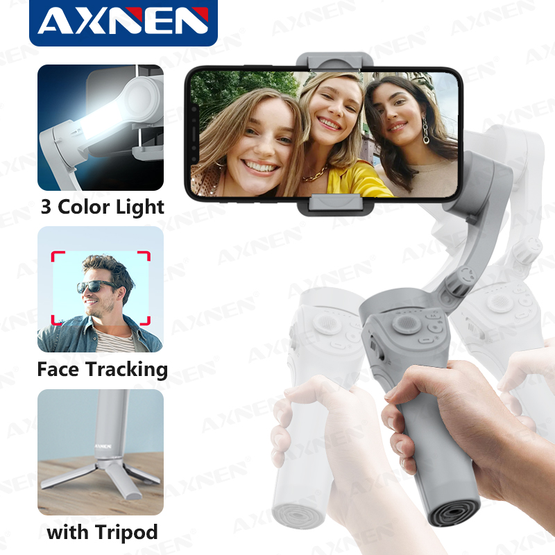 Photography Lighting Handheld - AXNEN HQ6 3-Axis Gimbal Handheld Stabilizer