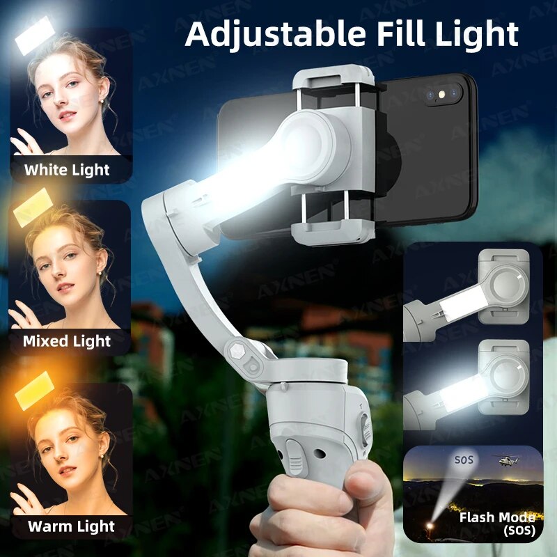 AXNEN HQ6 3-Axis Gimbal Handhe - Photography Lighting Handheld recension och pris