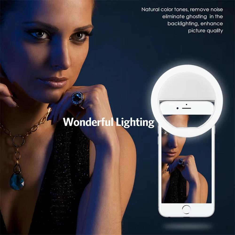 Clip On Selfie Ring Light Rech - Photography Lighting Game recension och pris