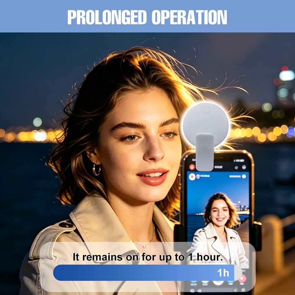 Clip LED Selfie Fill Light 3 B - Photography Lighting Game recension och pris