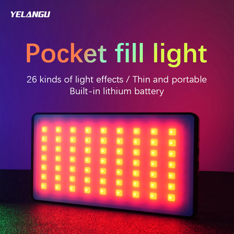 YELANGU RGB LED Video Light W1 - Photography Lighting Description recension och pris