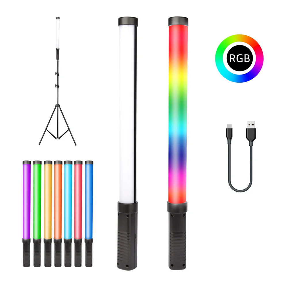 RGB Video Light Stick Wand Par - Photography Lighting Handheld recension och pris