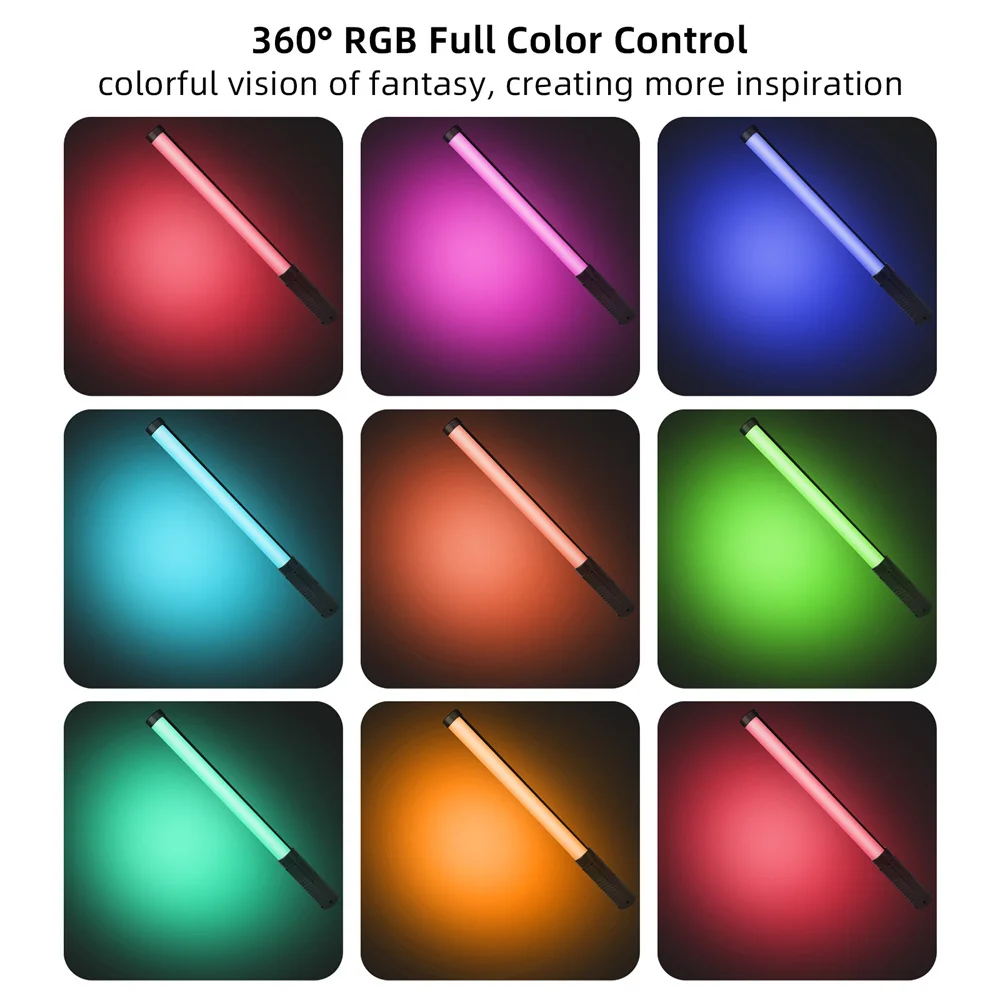 RGB Video Light Stick Wand Par - Photography Lighting Handheld recension och pris
