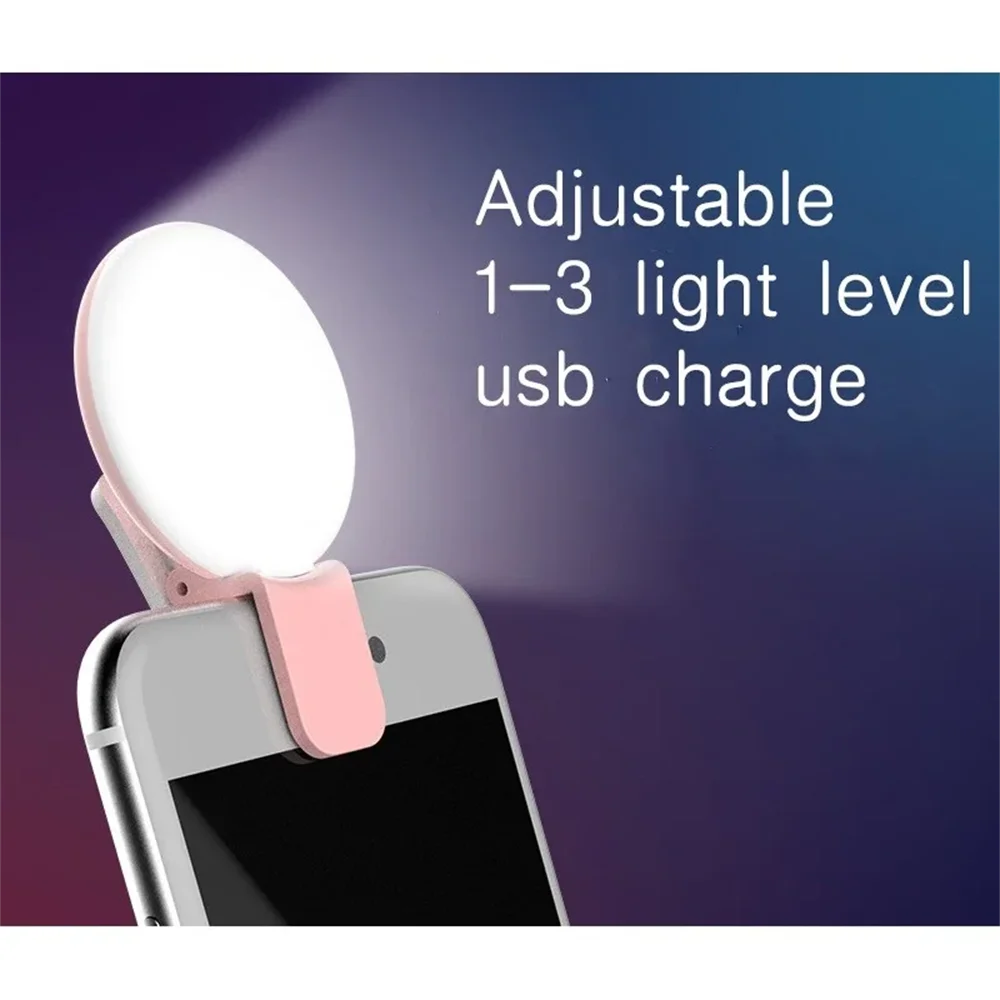 Portable Mini Selfie Ring Ligh - Photography Mobile Lighting recension och pris