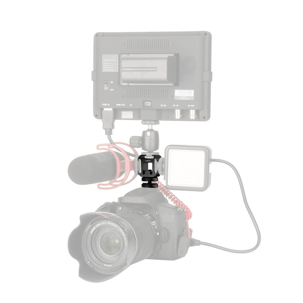 Andoer 3 Cold Shoe Mount Adapt - Photography Lighting Description recension och pris