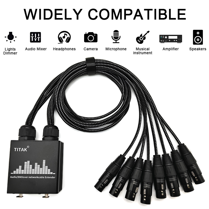 8 Channel XLR Snake Cable with - Photography Lighting Meter recension och pris