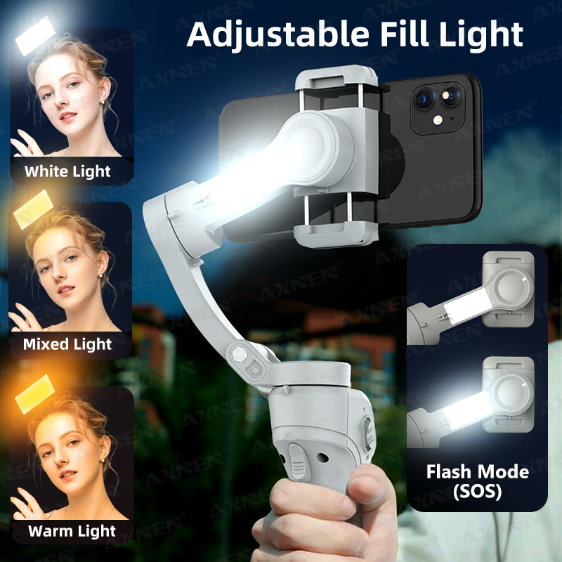 Handheld 3-Axis Gimbal Stabili - Photography Lighting Handheld recension och pris